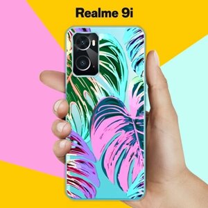 Силиконовый чехол на realme 9i Яркая пальма / для Реалми 9 И