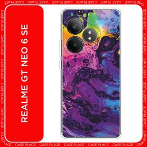 Силиконовый чехол на Realme GT Neo 6/6 SE / Реалми GT Нео 6/6 SE ACID fluid