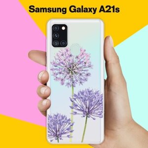 Силиконовый чехол на Samsung Galaxy A21s Цветы 40 / для Самсунг Галакси А21с