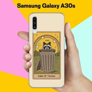 Силиконовый чехол на Samsung Galaxy A30s Енот / для Самсунг Галакси А30с