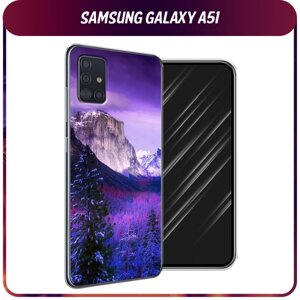 Силиконовый чехол на Samsung Galaxy A51 / Самсунг Галакси А51 "Лес 20"