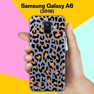 Силиконовый чехол на Samsung Galaxy A6 (2018) Гепард / для Самсунг Галакси А6 2018