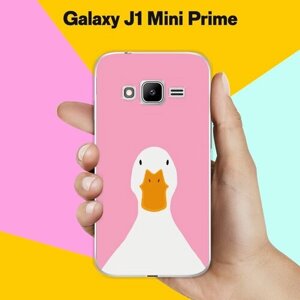 Силиконовый чехол на Samsung Galaxy J1 Mini Prime Гусь / для Самсунг Галакси Джей 1 Мини Прайм