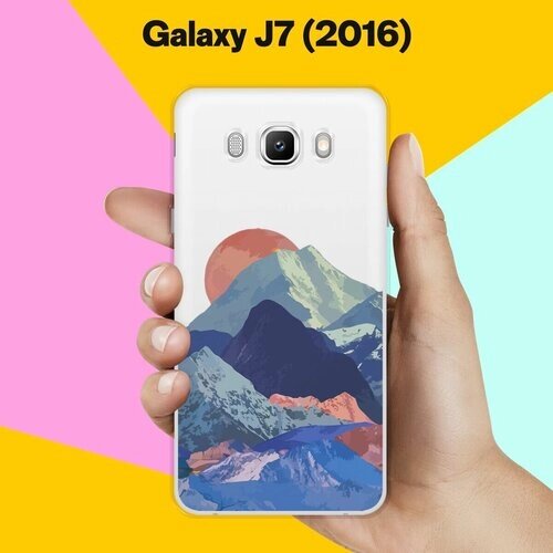 Силиконовый чехол на Samsung Galaxy J7 (2016) Горы / для Самсунг Галакси Джей 7 (2016)