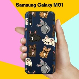 Силиконовый чехол на Samsung Galaxy M01 Французы / для Самсунг Галакси М01
