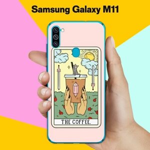 Силиконовый чехол на Samsung Galaxy M11 Розовый / для Самсунг Галакси М11