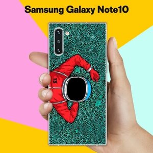 Силиконовый чехол на Samsung Galaxy Note 10 Астронавт 50 / для Самсунг Галакси Ноут 10