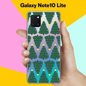 Силиконовый чехол на Samsung Galaxy Note 10 Lite Ёлки / для Самсунг Галакси Ноут 10 Лайт