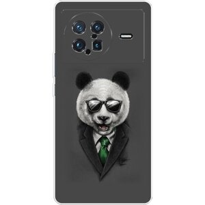 Силиконовый чехол на Vivo X Note / Виво X Нот Деловая панда