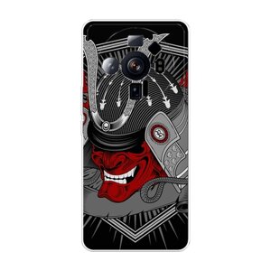 Силиконовый чехол на Xiaomi 12S Ultra / Сяоми 12S Ультра "Красная маска самурая"