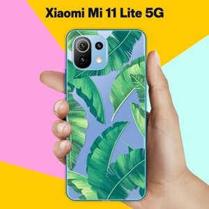 Силиконовый чехол на Xiaomi Mi 11 Lite 5G Пальмы / для Сяоми Ми 11 Лайт 5 Джи
