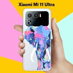 Силиконовый чехол на Xiaomi Mi 11 Ultra Слон / для Сяоми Ми 11 Ультра