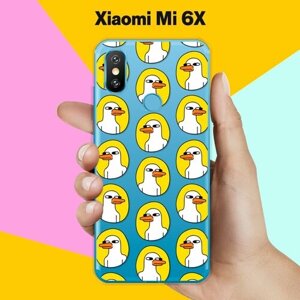 Силиконовый чехол на Xiaomi Mi 6X Утки / для Сяоми Ми 6 Икс