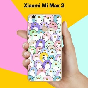 Силиконовый чехол на Xiaomi Mi Max 2 Пингвины с рыбой / для Сяоми Ми Макс 2
