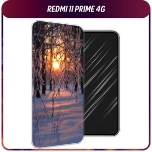 Силиконовый чехол на Xiaomi Redmi 11 Prime 4G / Сяоми Редми Прайм 11 4G "Зима 7"