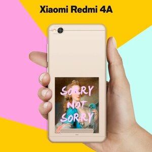 Силиконовый чехол на Xiaomi Redmi 4A Sorry / для Сяоми Редми 4А
