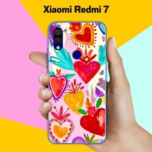 Силиконовый чехол на Xiaomi Redmi 7 Узор 13 / для Сяоми Редми 7