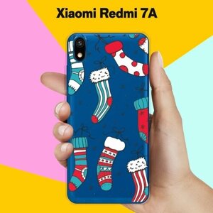 Силиконовый чехол на Xiaomi Redmi 7A Носки / для Сяоми Редми 7А