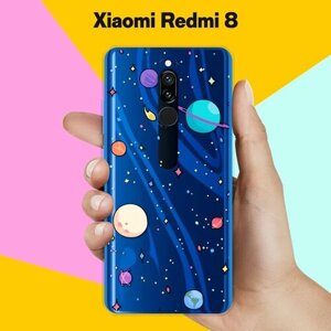 Силиконовый чехол на Xiaomi Redmi 8 Планеты / для Сяоми Редми 8