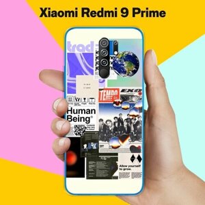 Силиконовый чехол на Xiaomi Redmi 9 Prime Pack 3 / для Сяоми Редми 9 Прайм