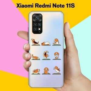 Силиконовый чехол на Xiaomi Redmi Note 11S Зарядка от биглей / для Сяоми Редми Ноут 11 С