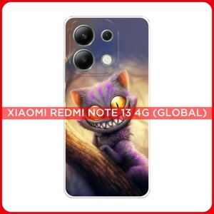 Силиконовый чехол на Xiaomi Redmi Note 13 4G (Global) / Сяоми Редми Нот 13 4G Cheshire Cat