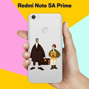 Силиконовый чехол на Xiaomi Redmi Note 5A Prime Леон и Матильда / для Сяоми Редми Ноут 5А Прайм