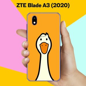 Силиконовый чехол на ZTE Blade A3 (2020) Гусь / для ЗТЕ Блейд А3 (2020)