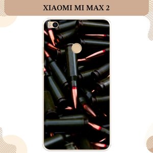 Силиконовый чехол "Пули черные" на Xiaomi Mi Max 2 / Сяоми Mi Max 2