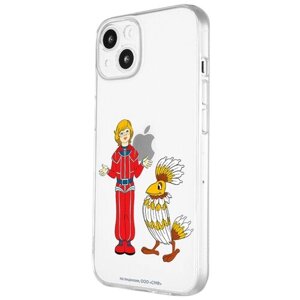 Силиконовый чехол с защитой камеры Mcover для Apple iPhone 13 Союзмультфильм Тайна 3 планеты: Птица Говорун и Алиса