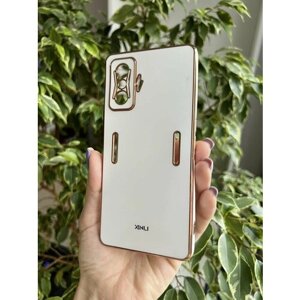 Силиконовый чехол xinli для Xiaomi Poco F4 GT / Поко Ф4 ГТ (Белый)