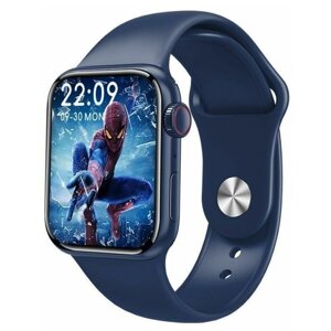 Смарт часы M26 Plus Smart Watch Wireless Charging (IOS/Android), с магнитной зарядкой, со встроенными датчиками, 44mm, синий