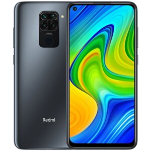 Смартфон Xiaomi Redmi Note 9 6/128 ГБ Global, Dual nano SIM, черный