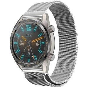 Стальной магнитный ремешок для Huawei Watch GT / GT2 / Samsung Watch 22 мм, миланская петля