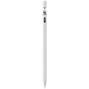 Стилус для планшетов для рисования WiWU Pencil L Pro с цифровым дисплеем, порт Lightning - Белый