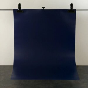 SUI Фотофон для предметной съёмки "Тёмно-синий" ПВХ, 100 х 70 см