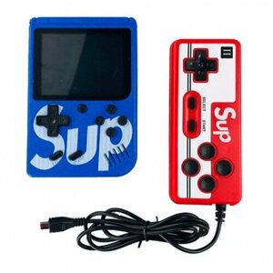 Sup Game / Портативная приставка / Портативная игровая приставка Sup Game + Джойстик / Игровая консоль с джойстиком / SUP Game Box 400 in 1 / синяя
