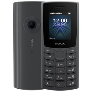 Телефон Nokia 110 (2023), 2 SIM, charcoal