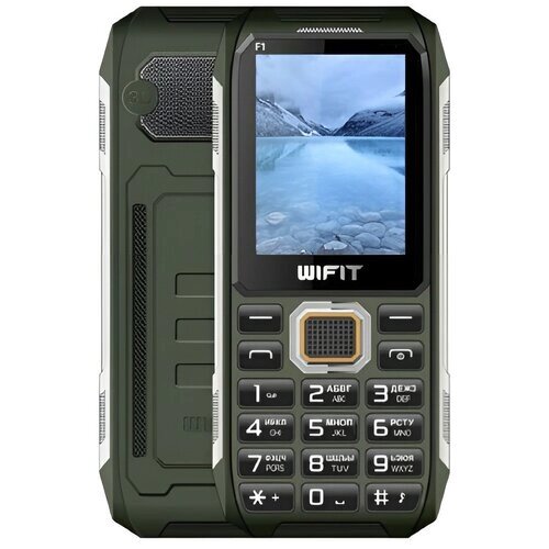 Телефон WIFIT Wiphone F1, 2 SIM, темно-зеленый