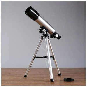 Телескоп серебристо-черный модель 36050 40*45см d-50мм 90х-60х пластик, стекло 609051