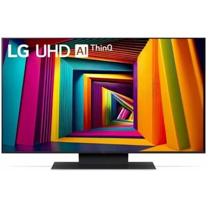 Телевизор LED LG 43" 43UT91006LA. ARUB черный 4K ultra HD 60hz DVB-T DVB-T2 DVB-C DVB-S DVB-S2 USB wifi smart TV
