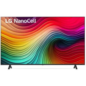 Телевизор LG 65NANO80T6a. ARUB, nanocell, 4K ultra HD, 60hz, smart TV, синяя сажа