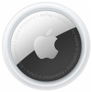 Трекер Apple AirTag модели iPhone и iPod touch с iOS 14.5 или новее; модели iPad с iPadOS 14.5 или новее, 4 шт. белый/серебристый
