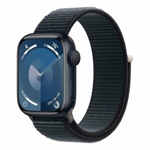 Умные часы Apple Watch Series 9 41 мм Aluminium Case GPS, Midnight Sport Loop (MR8Y3)