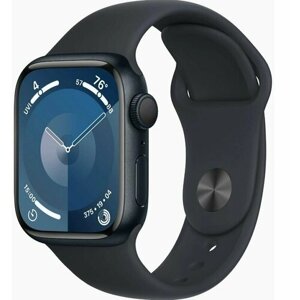 Умные часы Apple Watch Series 9 45 мм Aluminium Case , midnight Sport Band