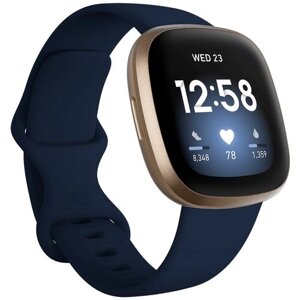 Умные часы Fitbit Versa 3, midnight/soft gold