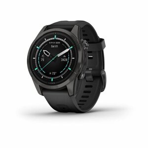 Умные часы Garmin epix Pro (Gen 2) Sapphire Edition 42 мм GPS, серый/черный