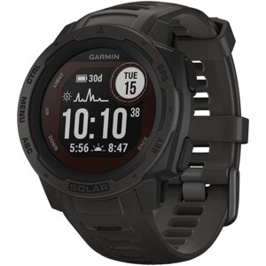 Умные часы Garmin Instinct Solar 45 мм GPS, graphite