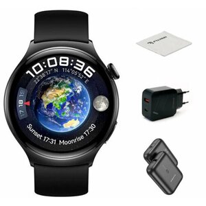 Умные часы Huawei Watch 4 ARC-AL00 Black-Black Strap 55020APA