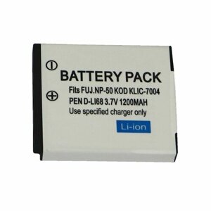 Усиленная батарея-аккумулятор MyPads большой повышенной ёмкости NP-50/ NP-50A 1300 mAh для фотоаппарата Fujifilm F1000EXR/ F200EXR/ F300EXR/ F500.